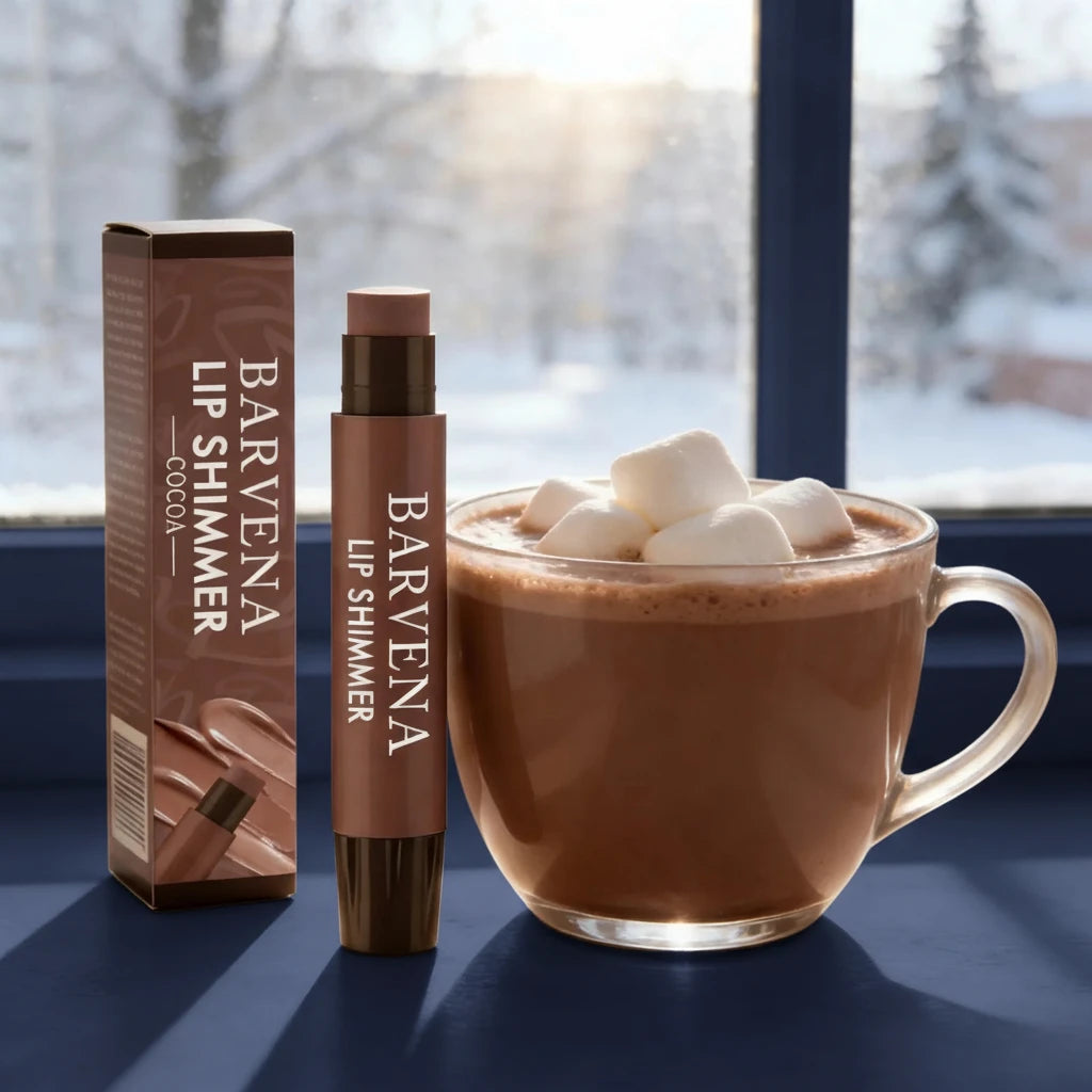 Bálsamo Labial Hidratante con Manteca de Karité y Shimmer