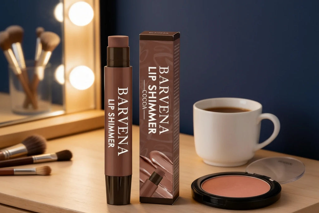 Bálsamo Labial Hidratante con Manteca de Karité y Shimmer