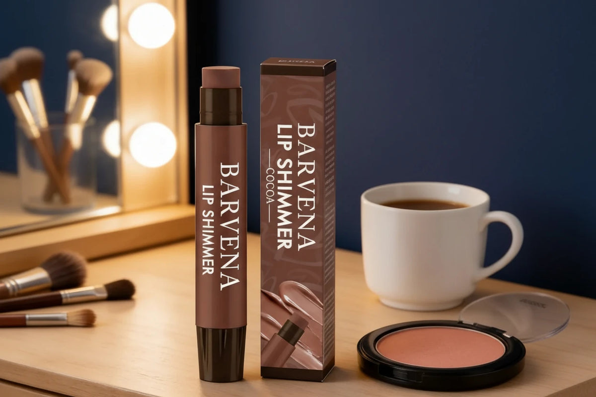 Bálsamo Labial Hidratante con Manteca de Karité y Shimmer