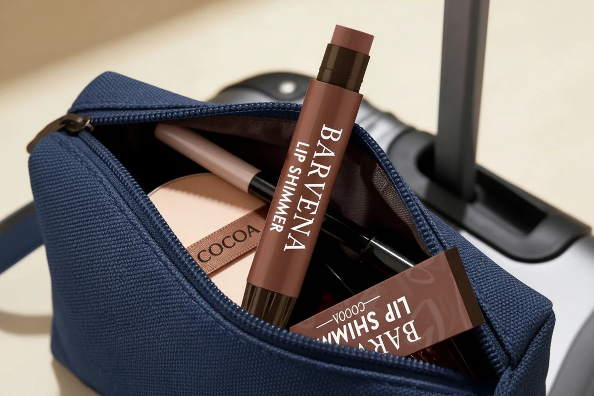 Bálsamo Labial Hidratante con Manteca de Karité y Shimmer