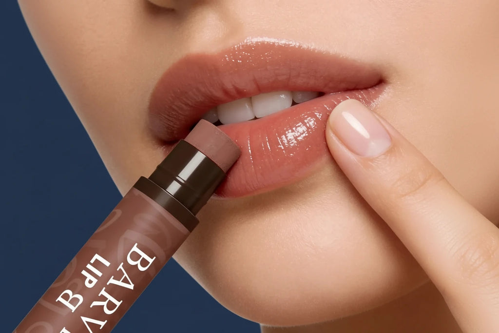 Bálsamo Labial Hidratante con Manteca de Karité y Shimmer