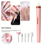 5 in 1 Portable Rechargeable Wireless Electric Nail Sander Manicure Cuticle Remover Pedicure-Neverdie Store