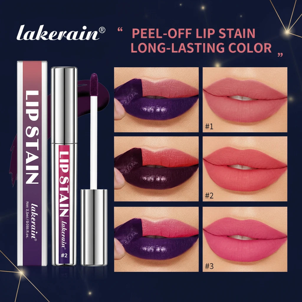 Lip Tint Despegable Natural Resistente al Agua — Cosmética Femenina