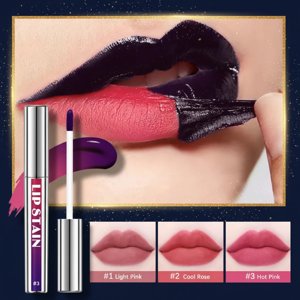 Lip Tint Despegable Natural Resistente al Agua — Cosmética Femenina