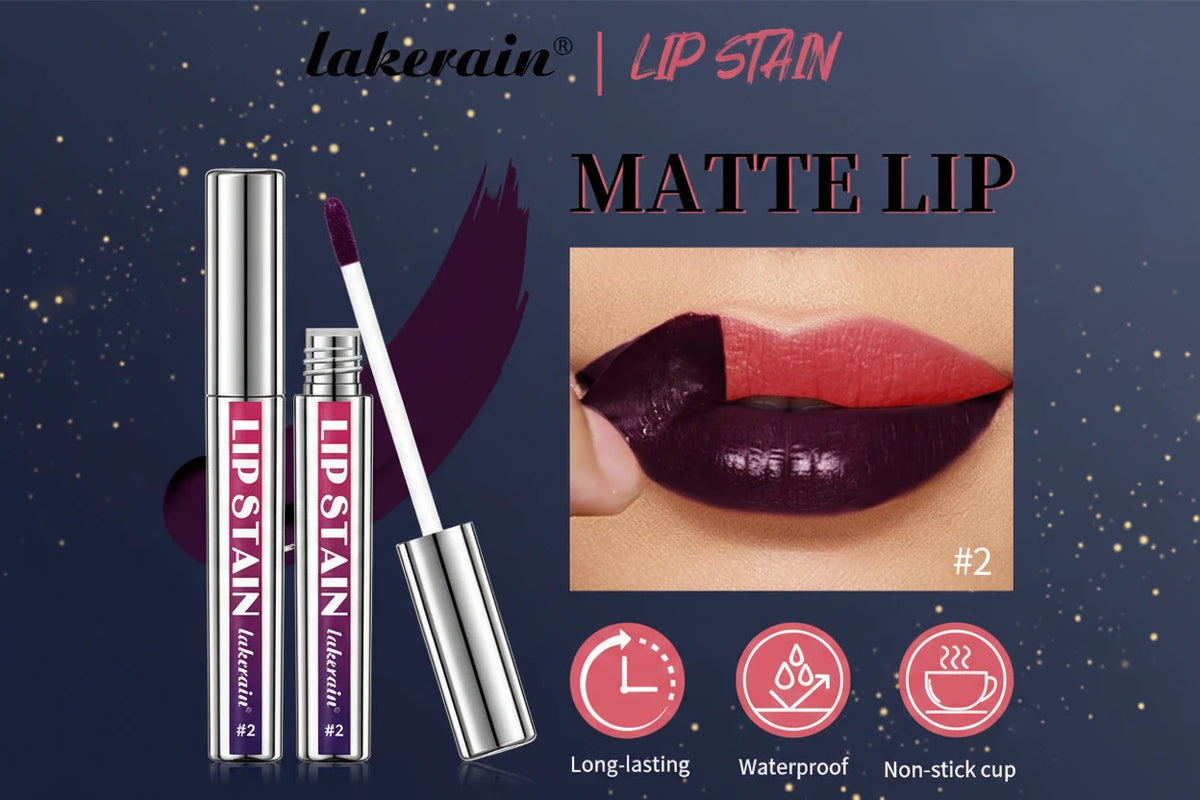 Lip Tint Despegable Natural Resistente al Agua — Cosmética Femenina
