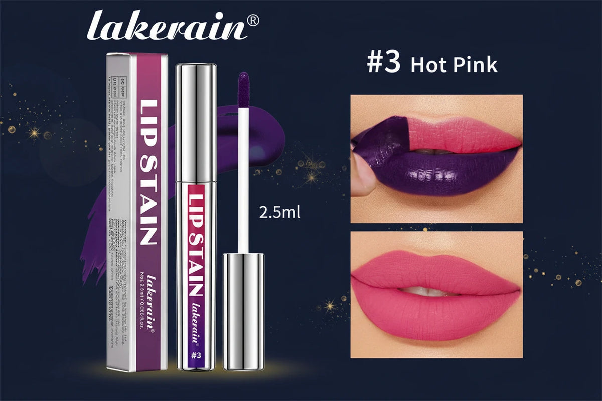 Lip Tint Despegable Natural Resistente al Agua — Cosmética Femenina