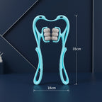 Medidas y longitud del masajeador cervical de cuello con rodillos 360