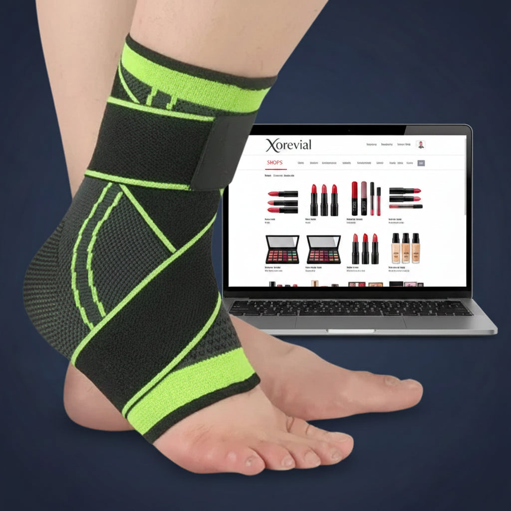 Tobillera ortopédica ajustable para protección de ligamentos y esguinces